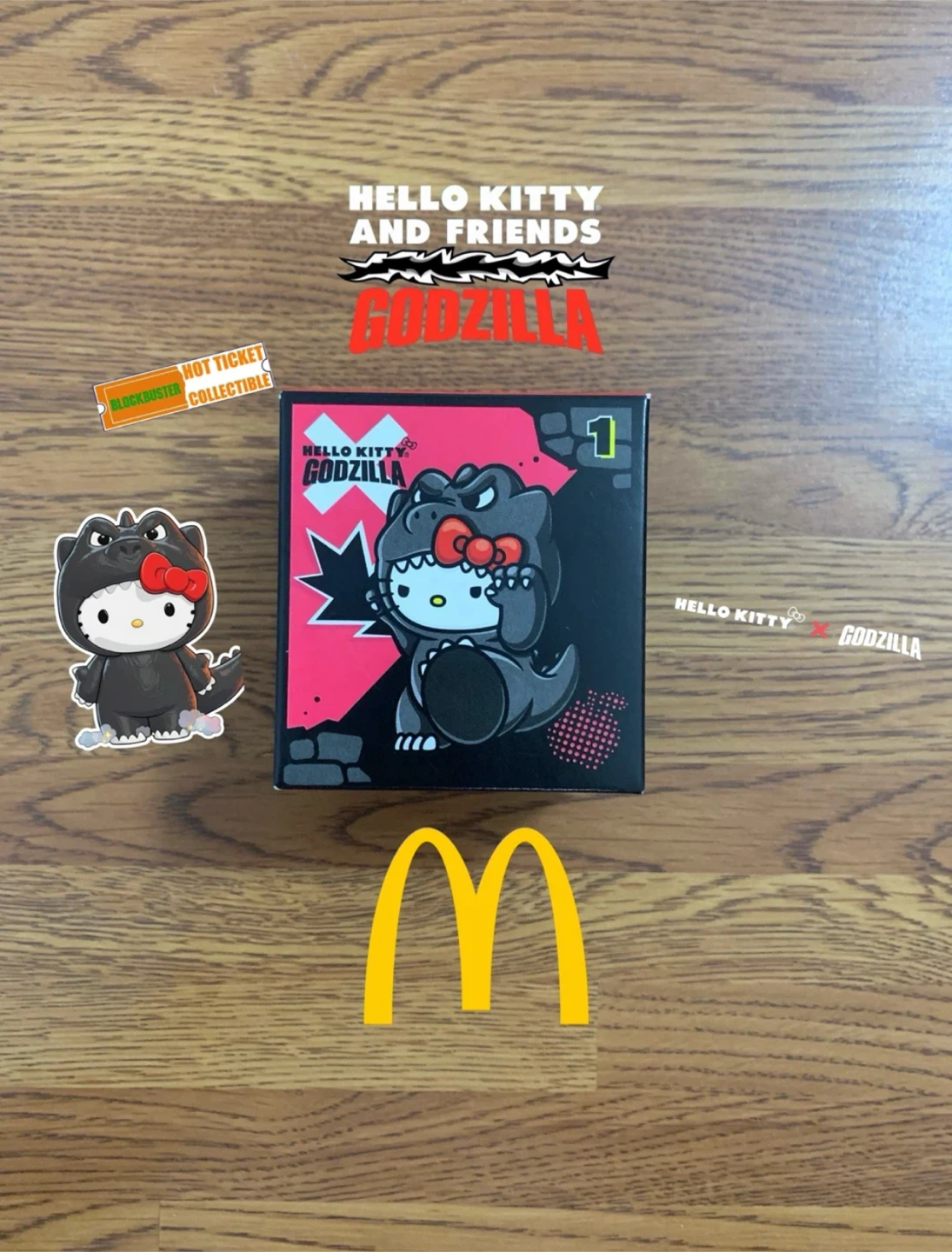 McDonald’s | Hello… Happy Meal Toy (Hello Kitty x Godzilla)