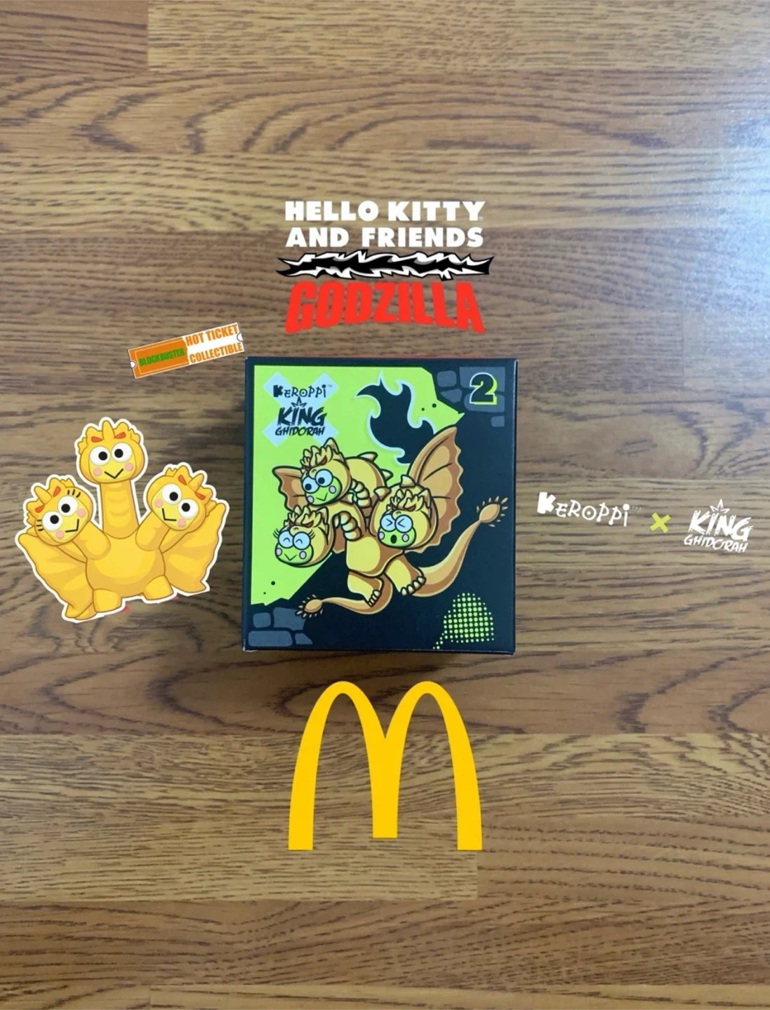 McDonald’s | Hello… Happy Meal Toy (Keroppi x King Ghidorah)
