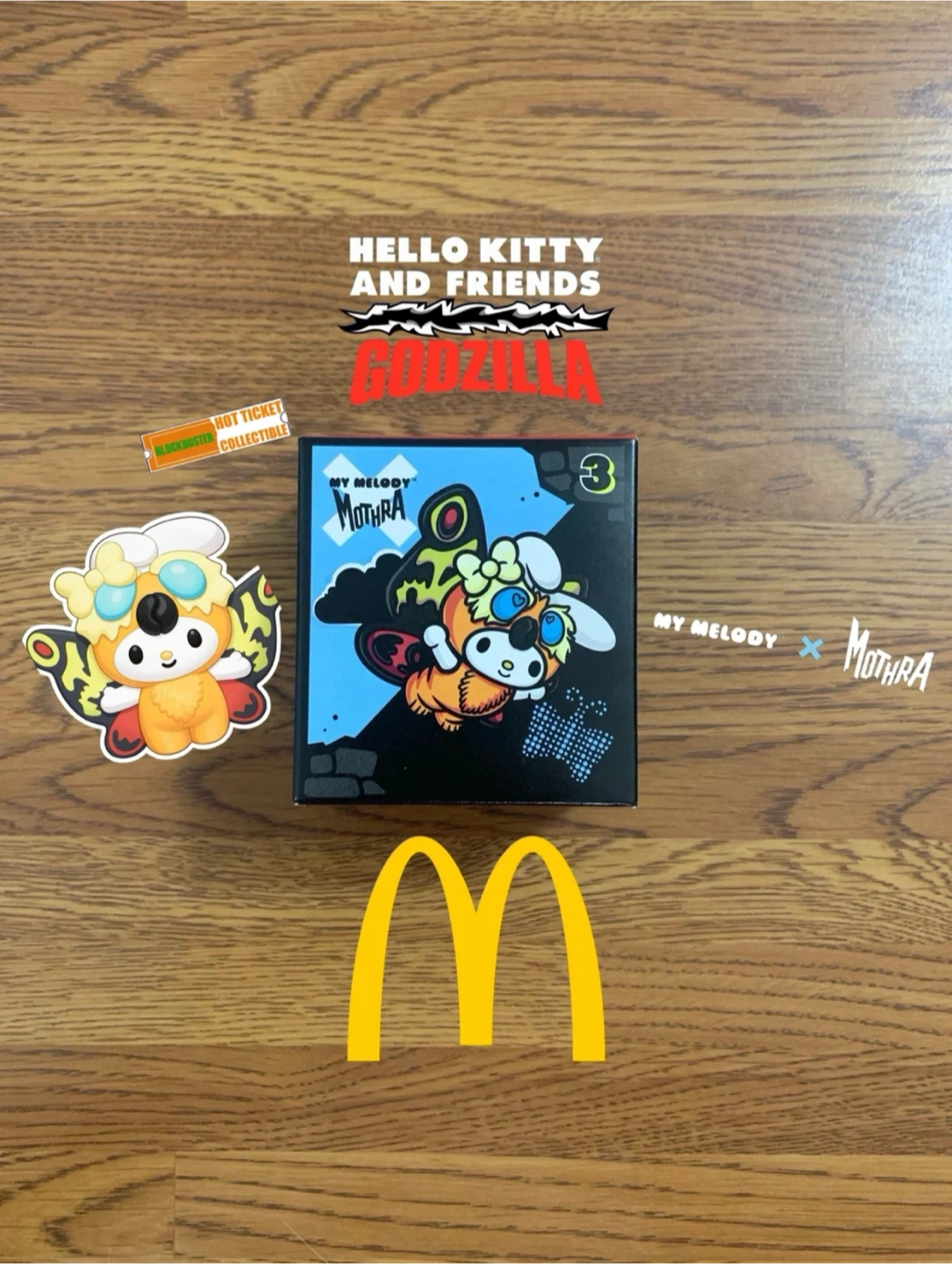 McDonald’s | Hello… Happy Meal Toy (My Melody x Mothra)