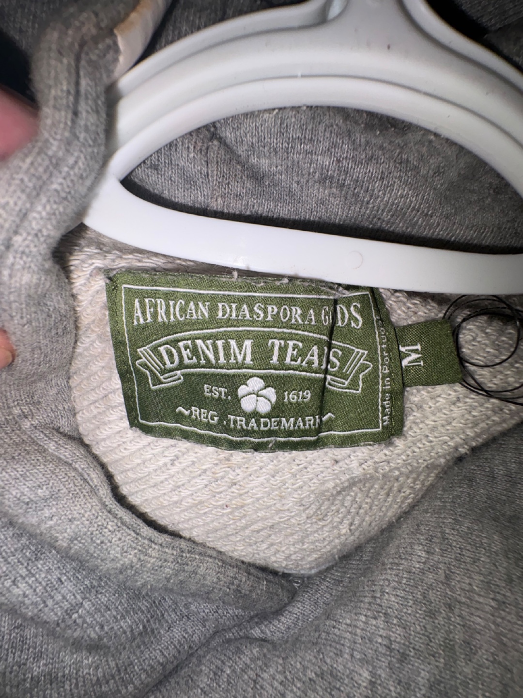 Denim Tears Hoodie Gray - photo 3