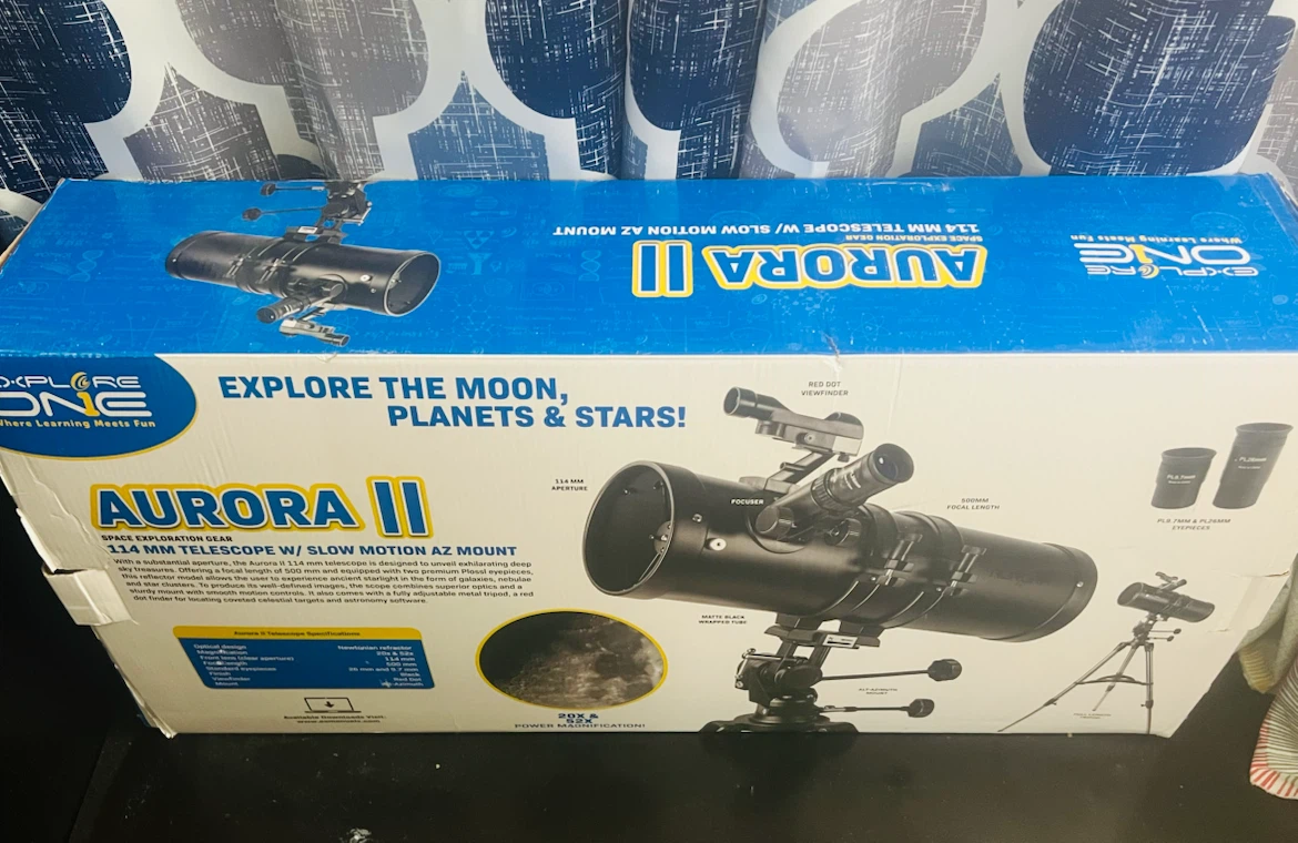 Brand New Explore One Aurora II 114mm Telescope – Sealed Box - photo 2