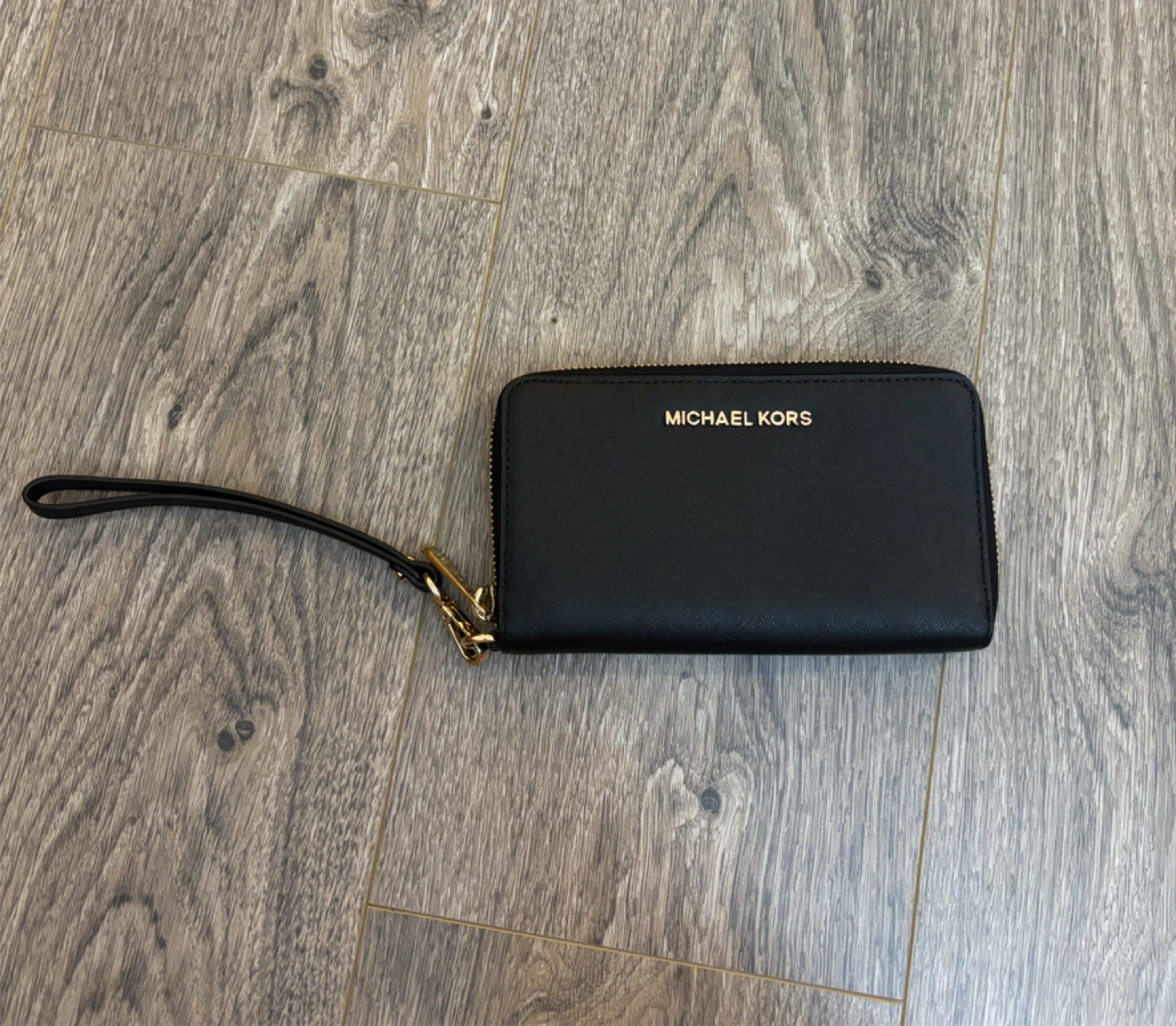 Michael Kors Black Wristlet Wallet