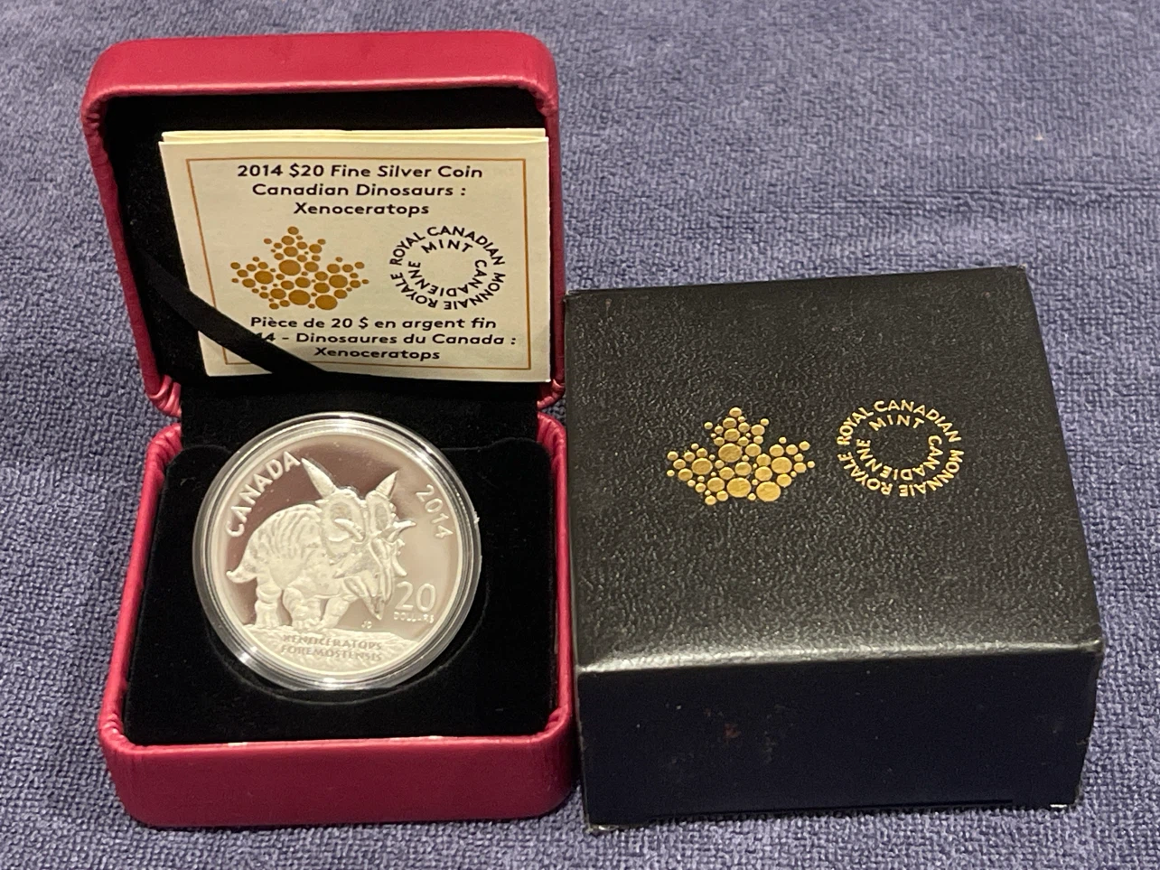 2014 $20 Fine Silver Coin - Canadian Dinosaurs: Xenoceratops - photo 2