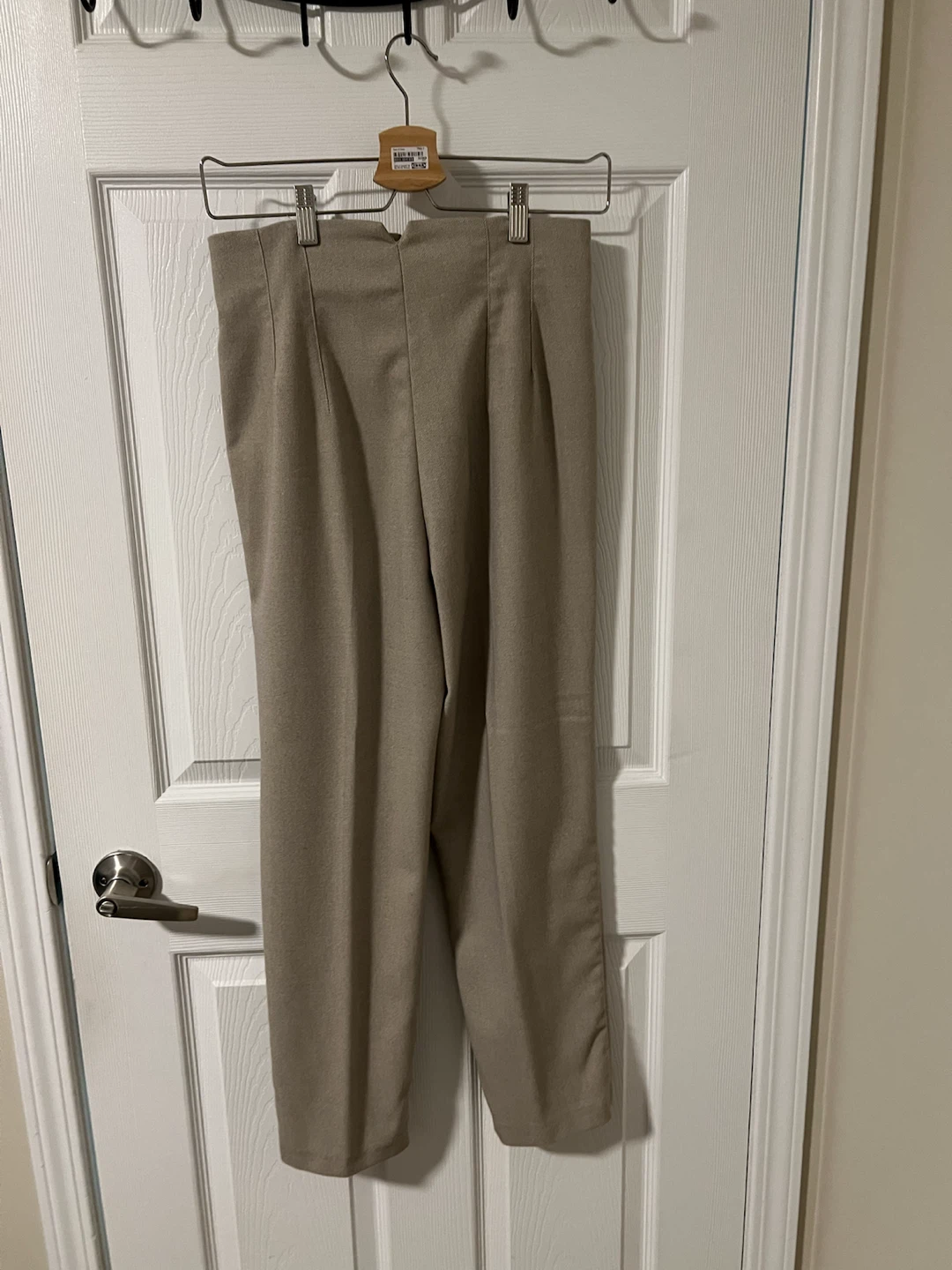 Zara Beige high-waisted trousers - photo 4