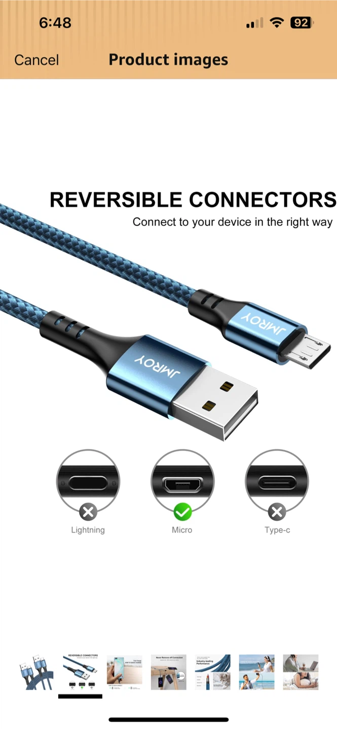 Micro-USB Fast Charging Cable - photo 2