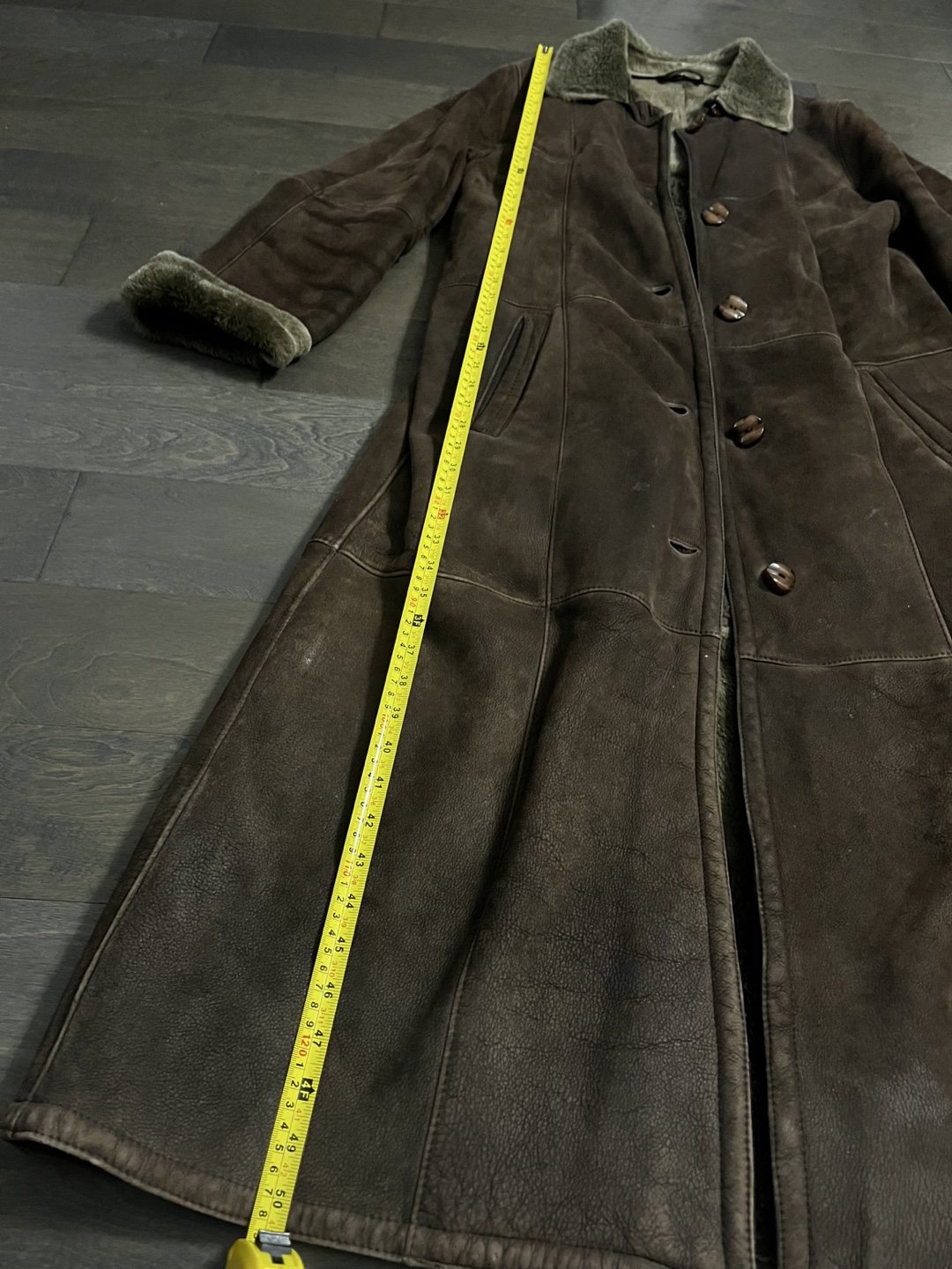 Vintage Shearling Coat - Genuine Leather and Sheepskin - photo 5
