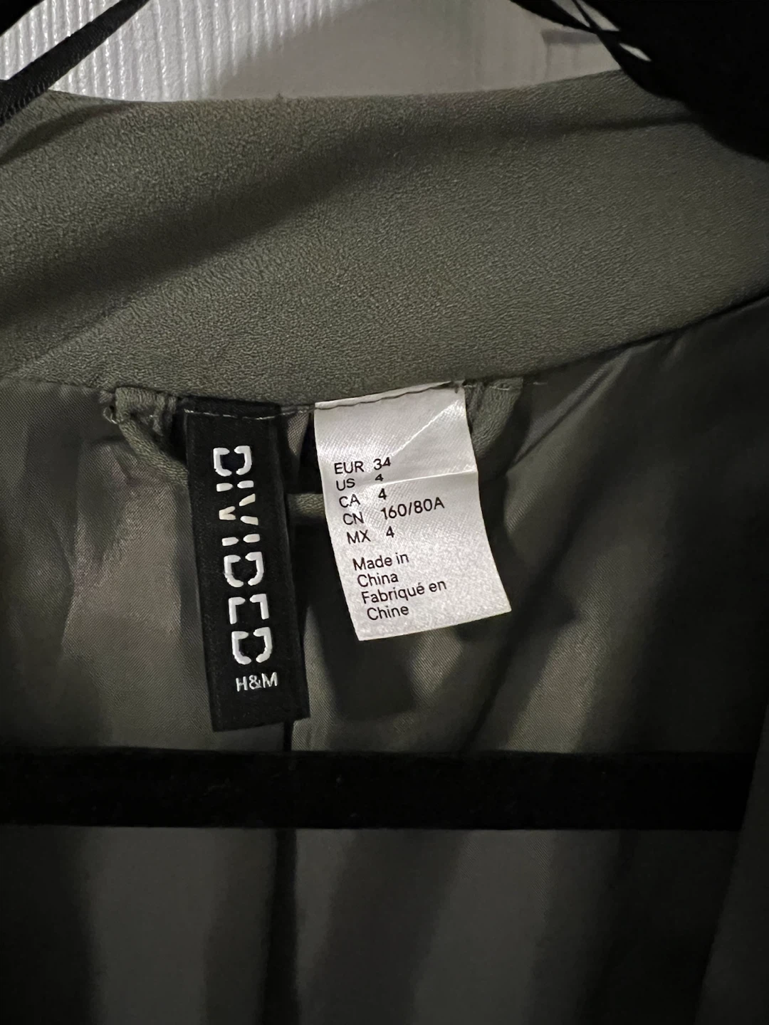 H&M Divided Olive Green Blazer - photo 3