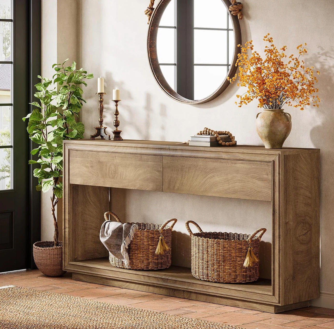 Brand new Console Table with 2 drawers