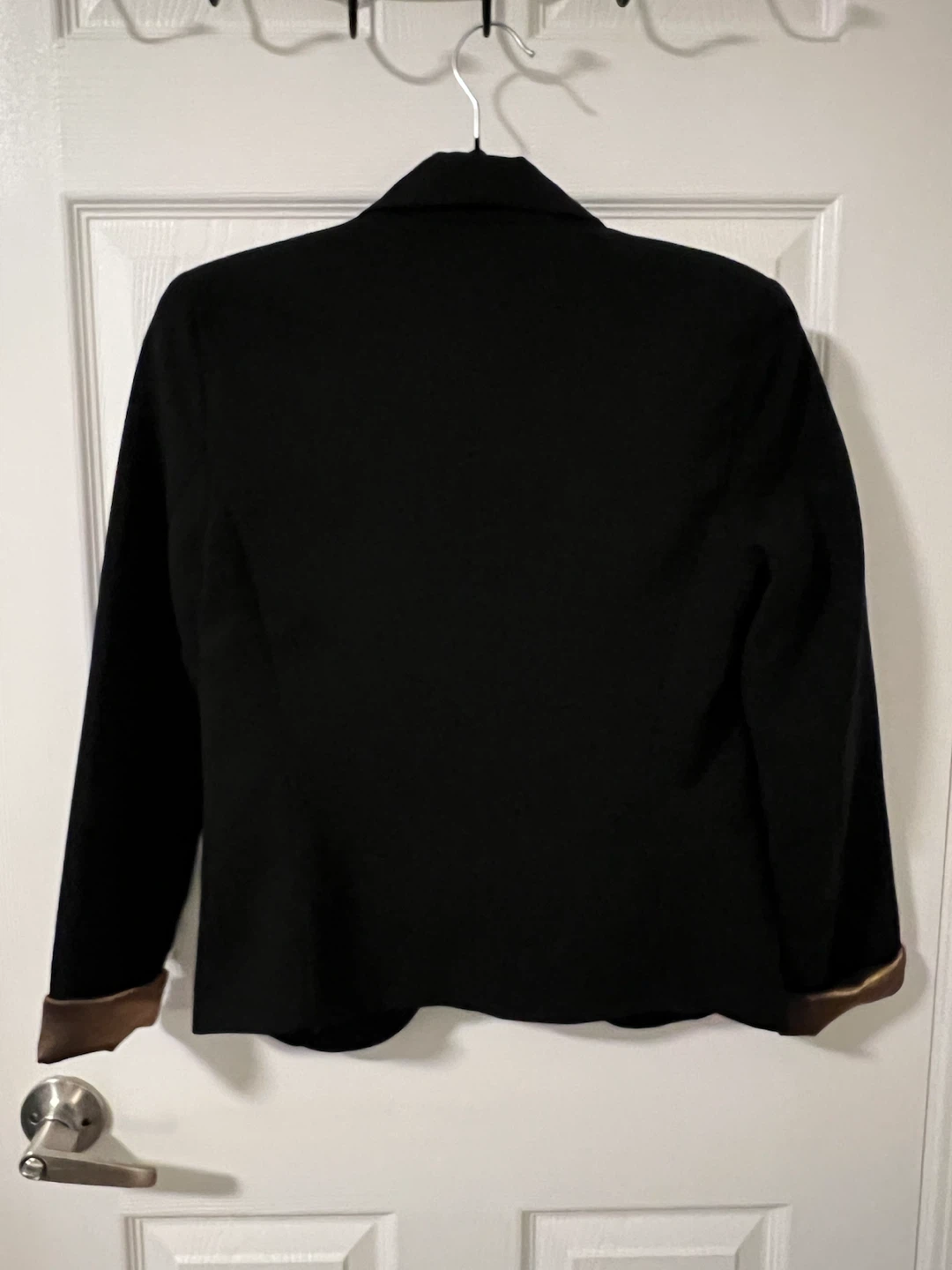 Forever 21 Black Blazer with Metallic Bronze Cuffs - photo 2