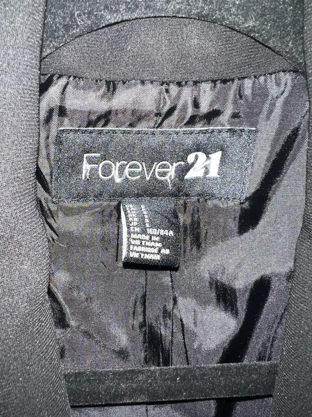 Forever 21 Black Blazer with Metallic Bronze Cuffs - photo 4