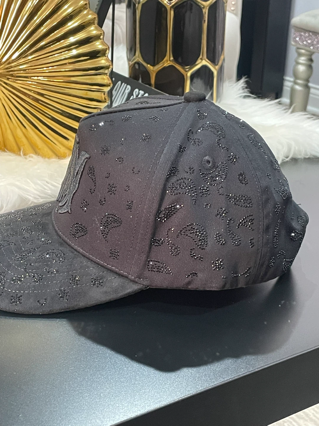 Belico Hats Black Rhinestone Cap - photo 2
