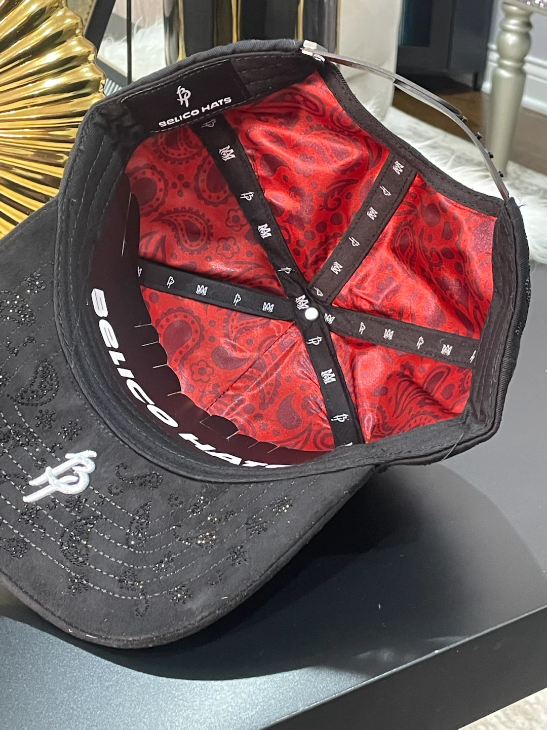 Belico Hats Black Rhinestone Cap - photo 4