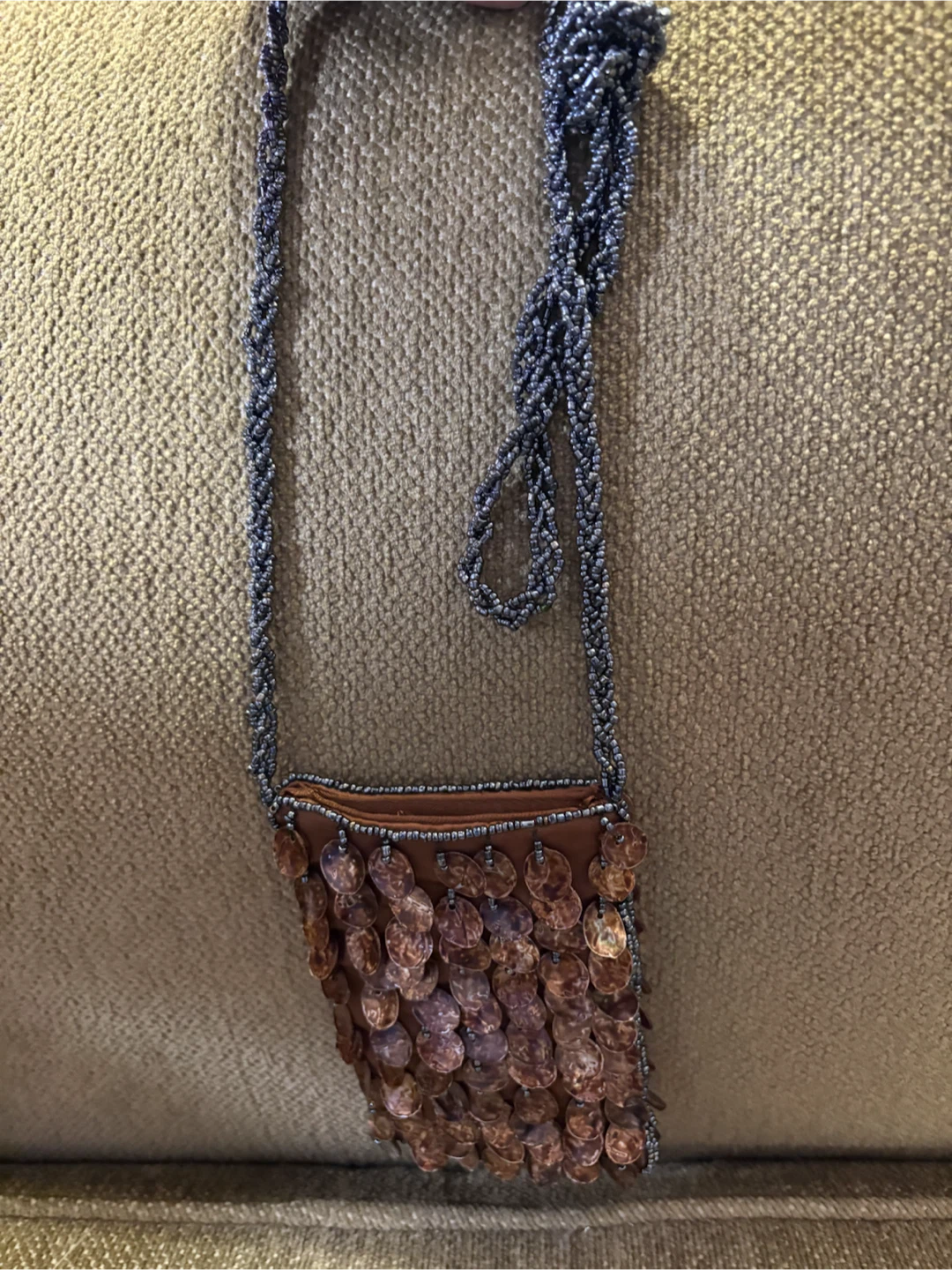 Beaded Crossbody Pouch