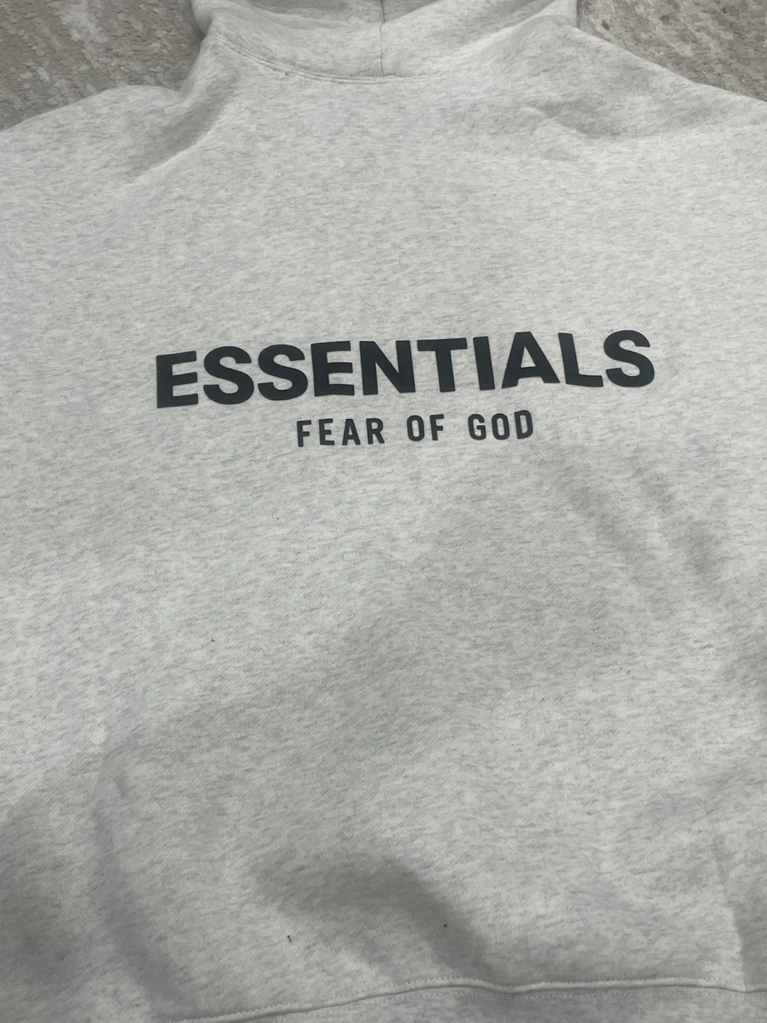 Essentials Fear of God Grey Hoddie - photo 3