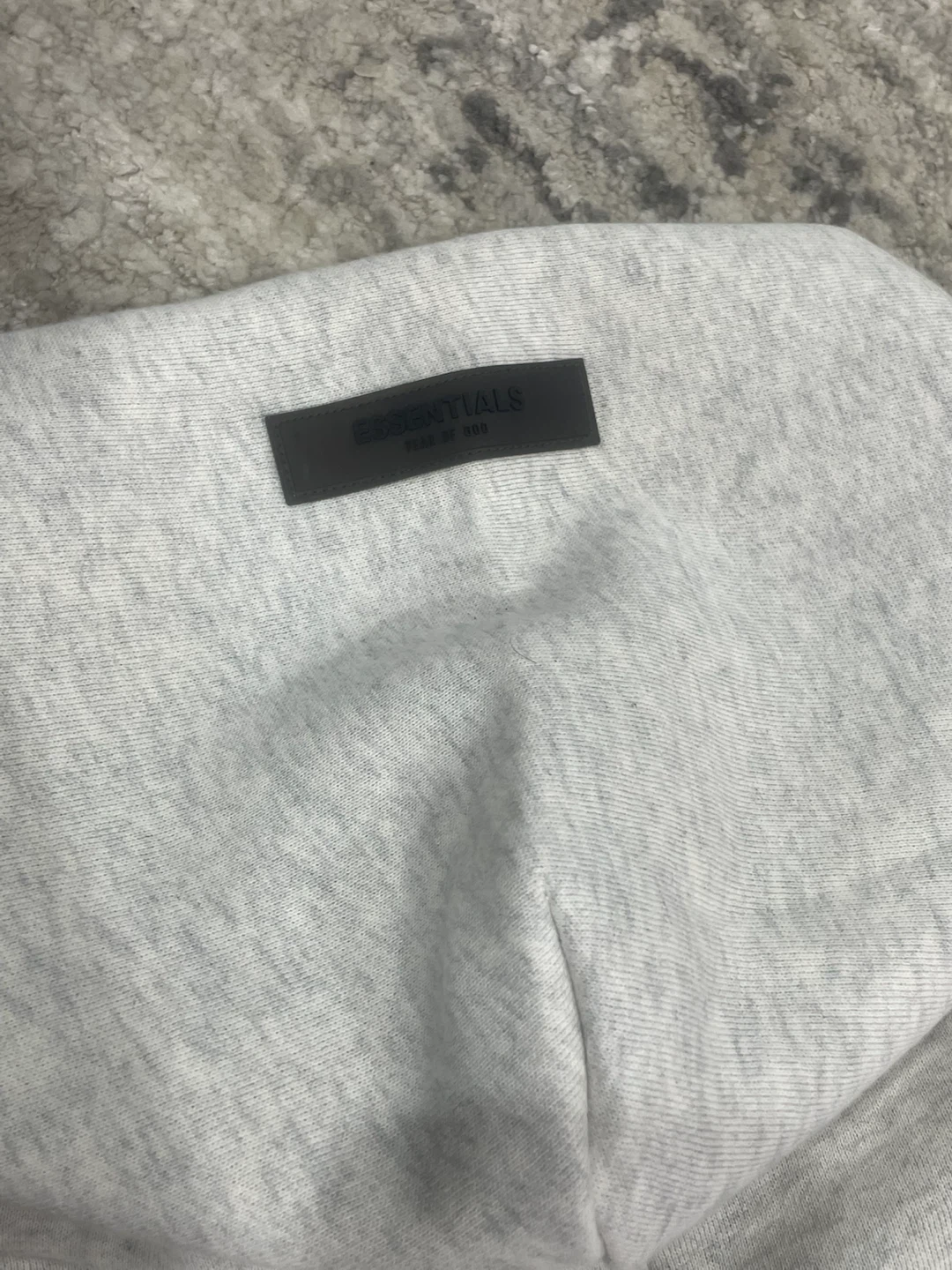 Essentials Fear of God Grey Hoddie - photo 4