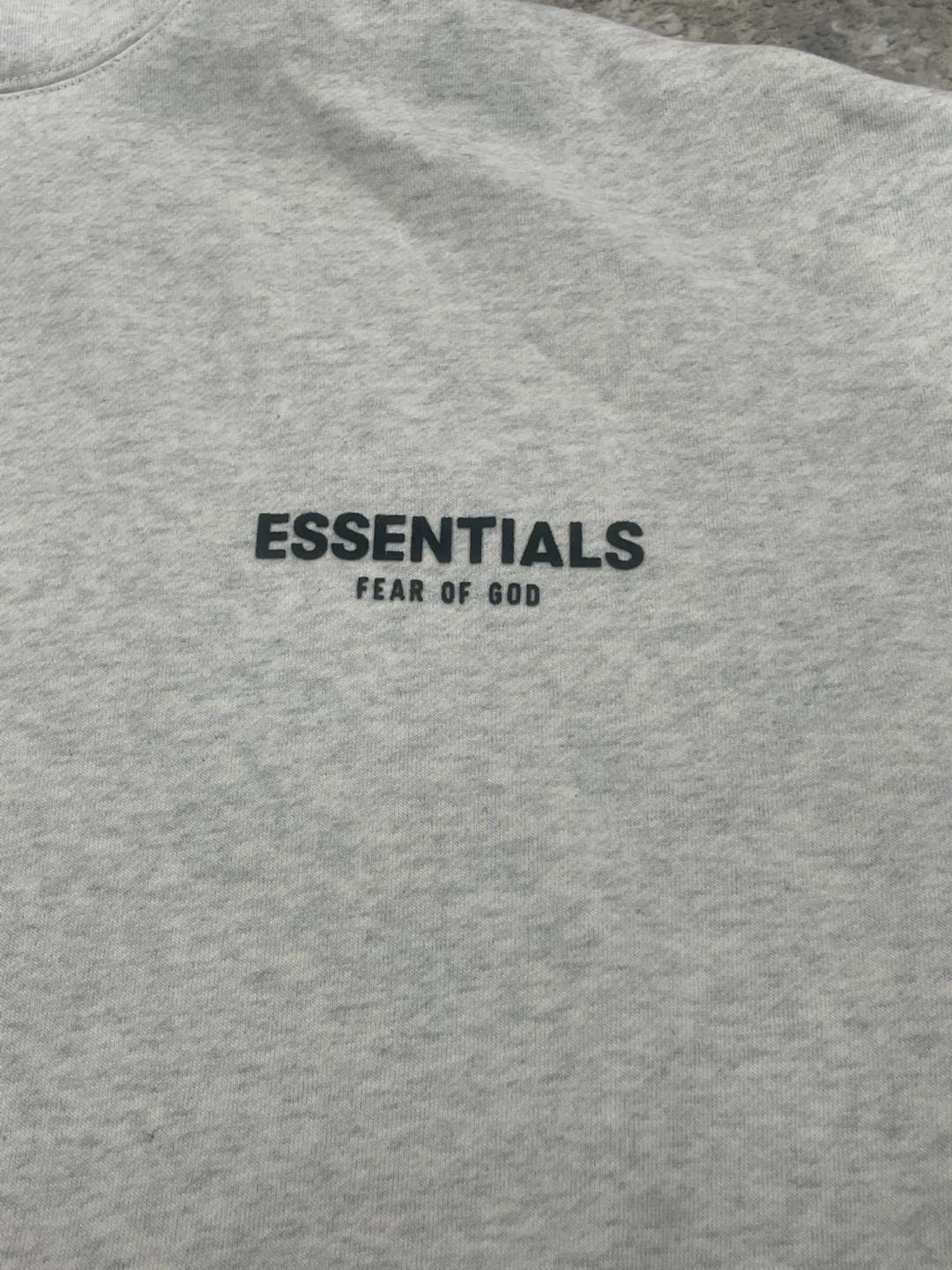 Essentials Fear of God Grey Hoddie - photo 5
