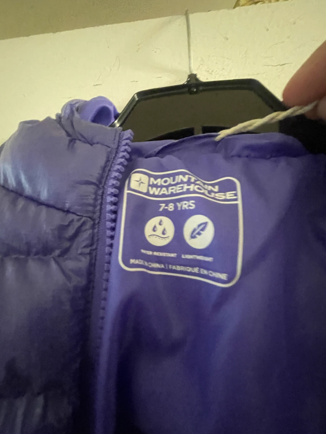 Mountain Warehouse Kids Purple Puffer Jacket 7-8 Yrs - photo 2