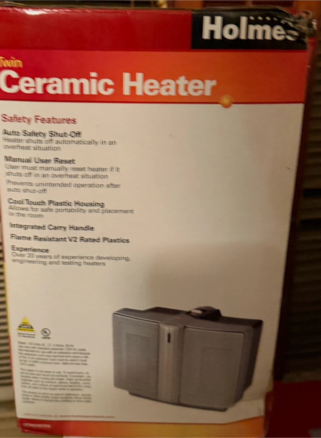 Holmes Twin Ceramic Heater Set 2 pack - photo 3