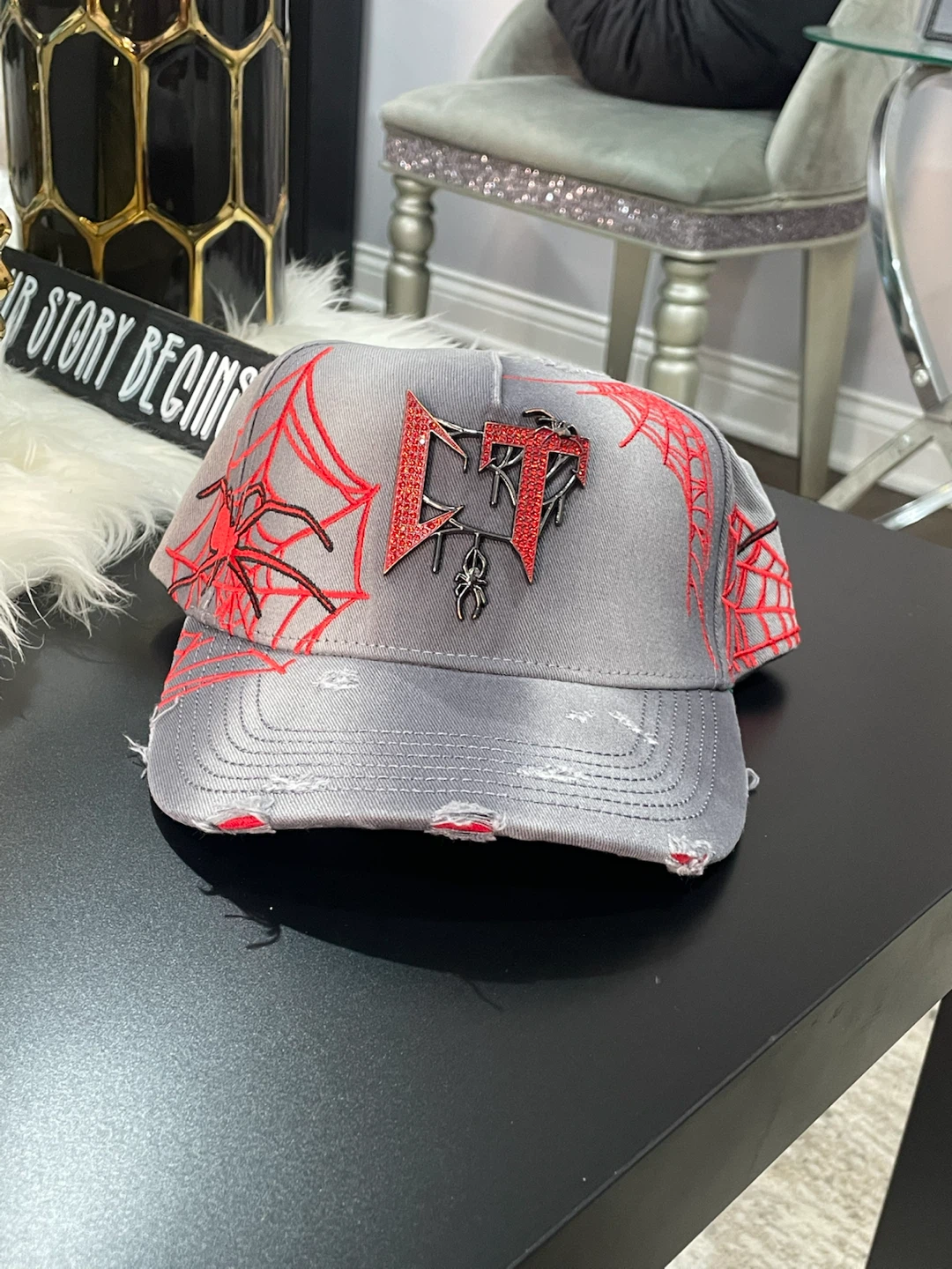 Champ Hats Spider Web Graphic Cap