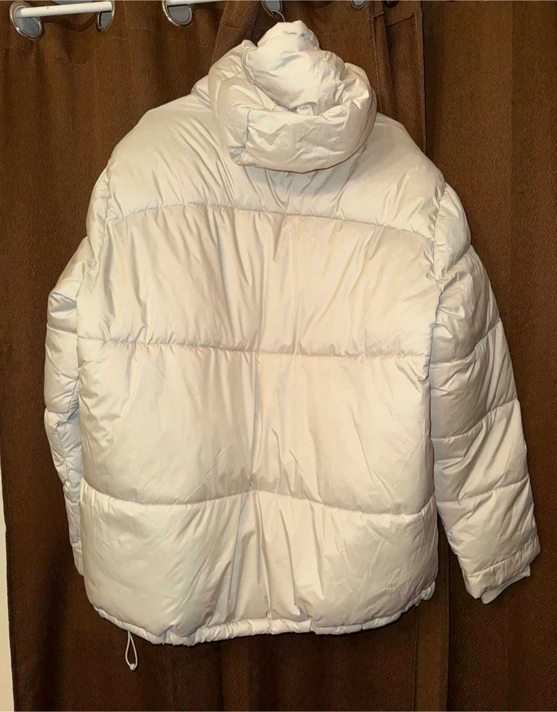 Ardene Curve Cream Puffer Jacket with Hood - photo 2