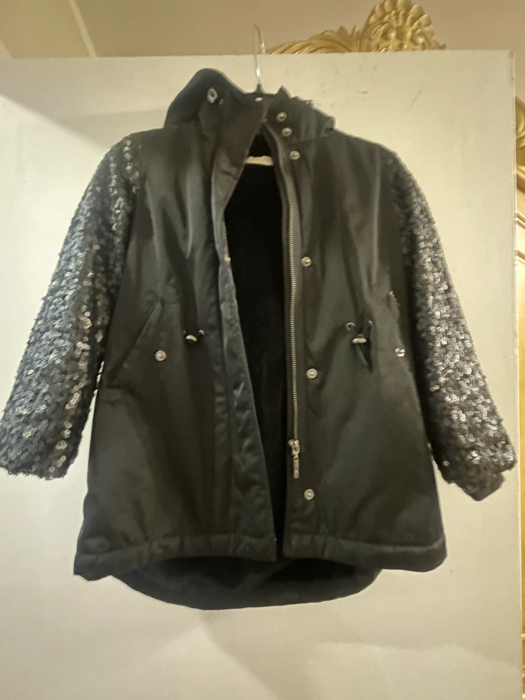 Liu Jo Black Sequin Sleeve Jacket