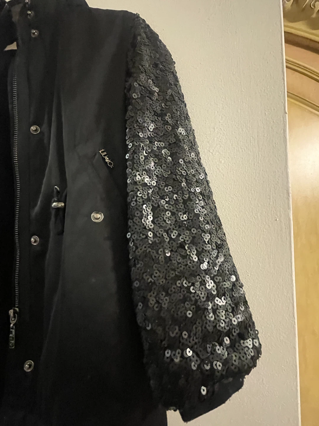 Liu Jo Black Sequin Sleeve Jacket - photo 2