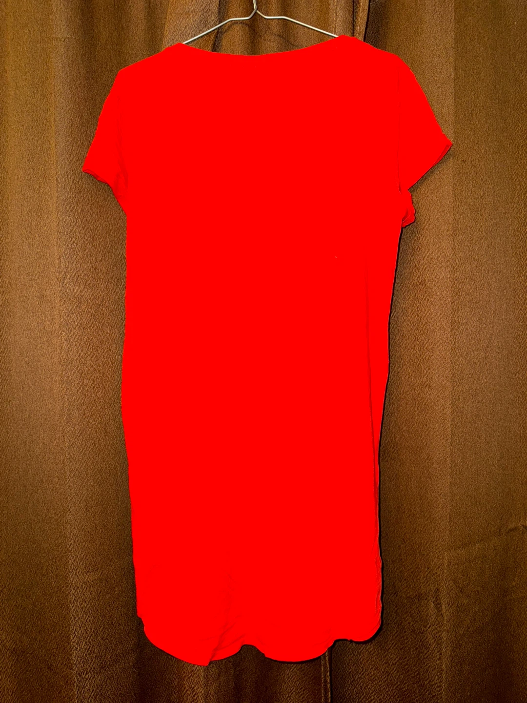 Red Adidas Trefoil T-Shirt Dress - photo 2