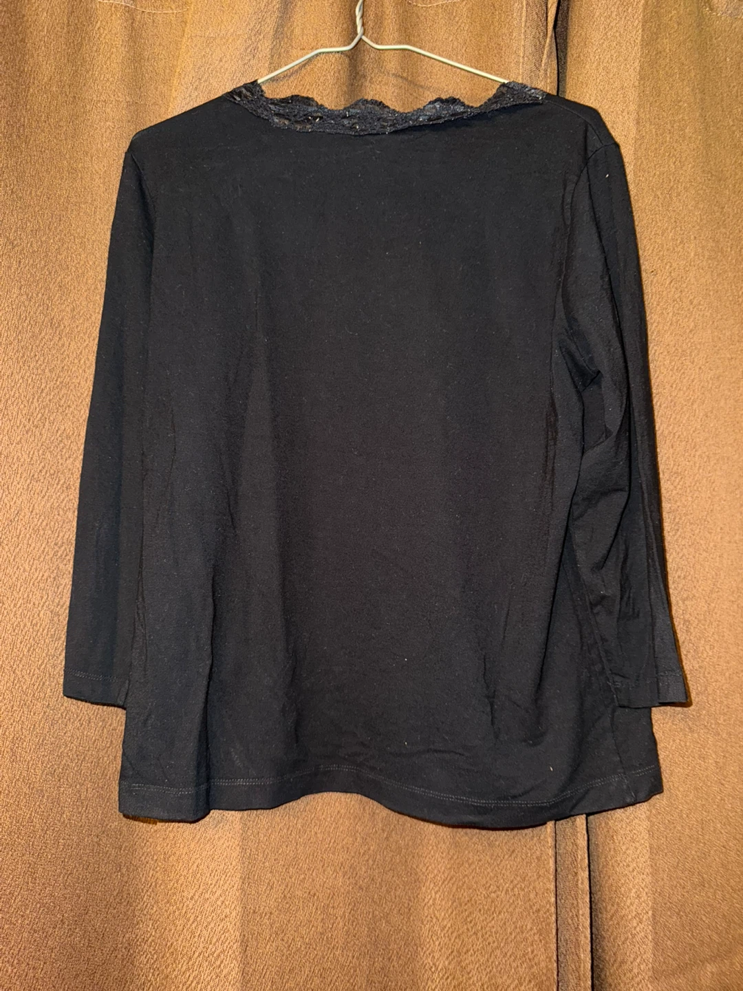 Chico's Black Lace Trim Top and Cardigan Set - photo 2