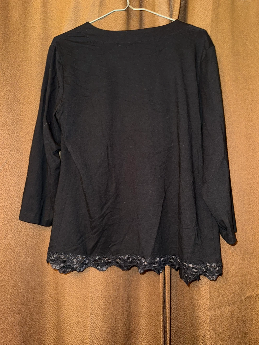 Chico's Black Lace Trim Top and Cardigan Set - photo 4