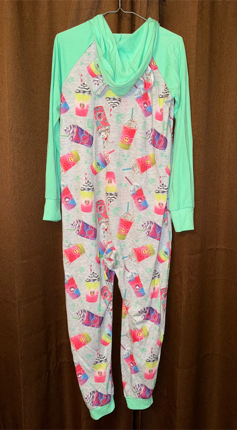 Justice Hooded One-Piece Pajamas - photo 2