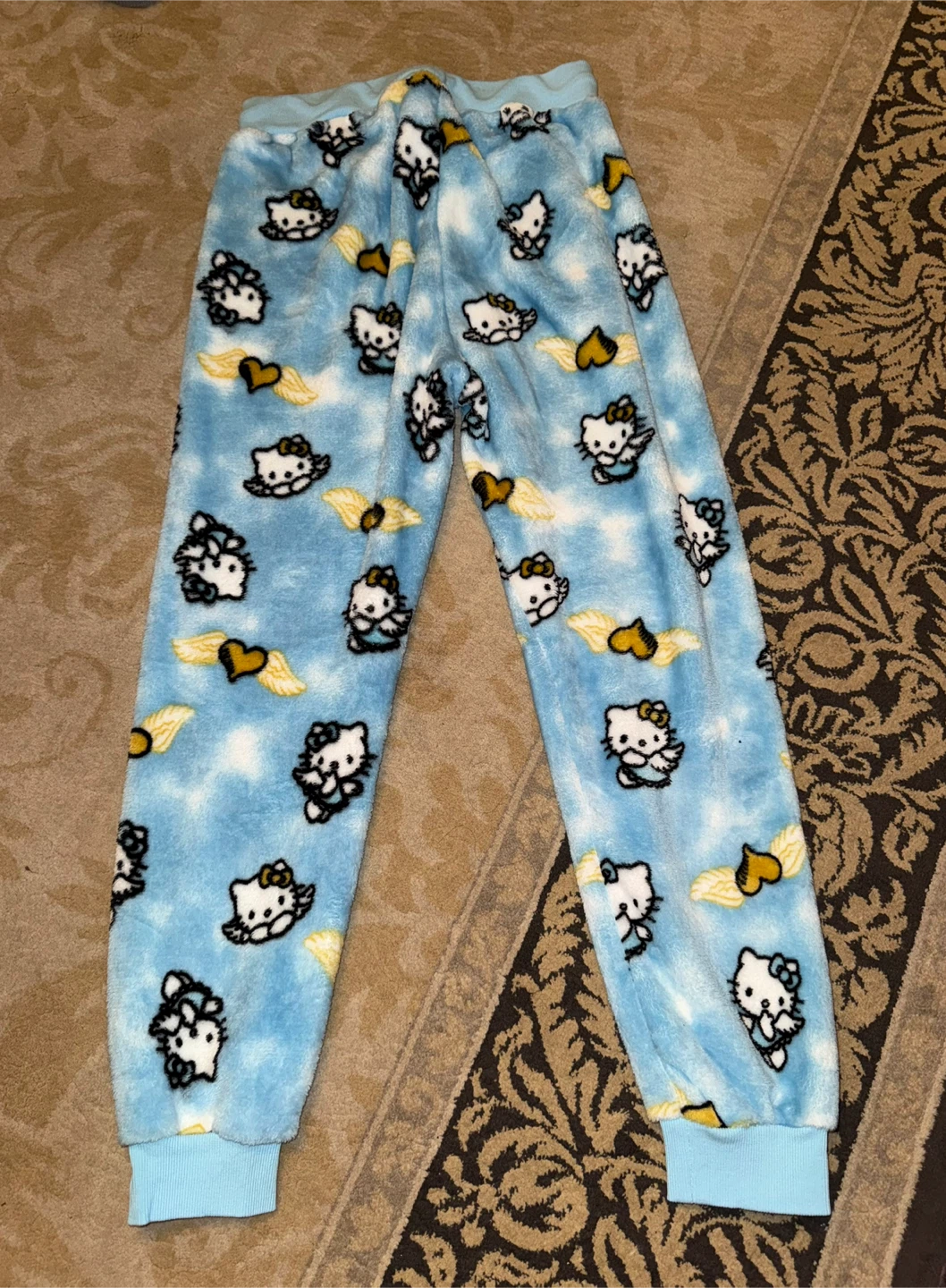 Hello Kitty Blue Plush Lounge Pants - photo 2