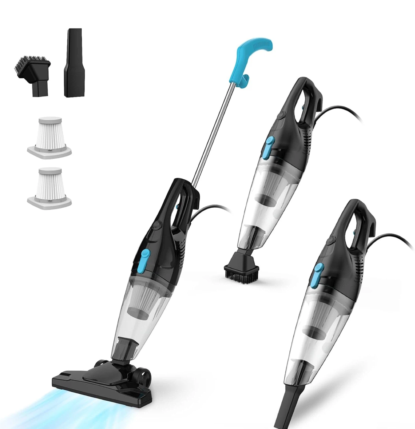 2-in-1 Corded Stick Vacuum Cleaner
