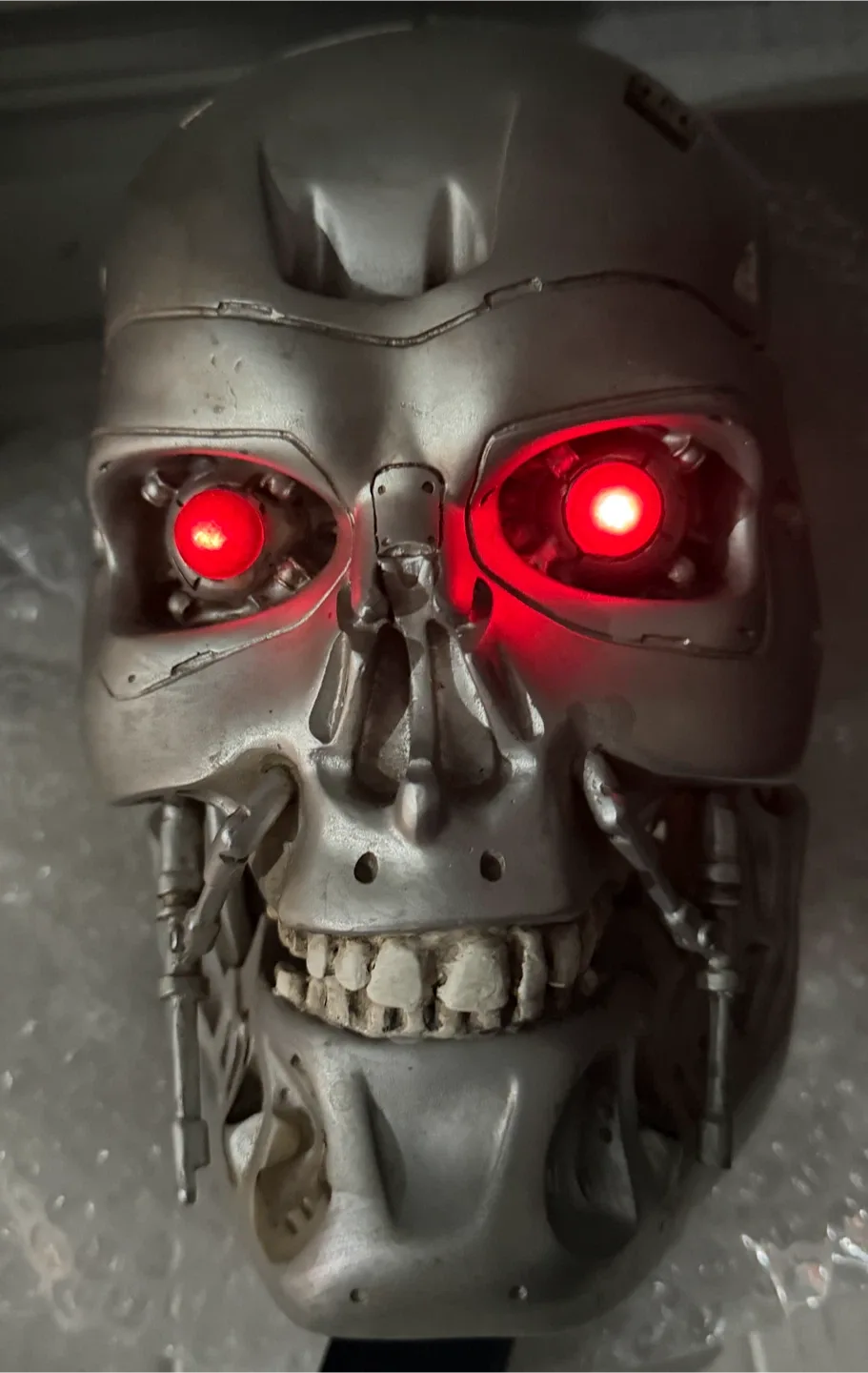 Terminator T-800 Endoskeleton Head Statue - photo 2