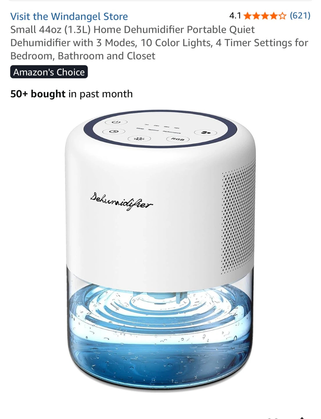 Windangel Small Portable Dehumidifier