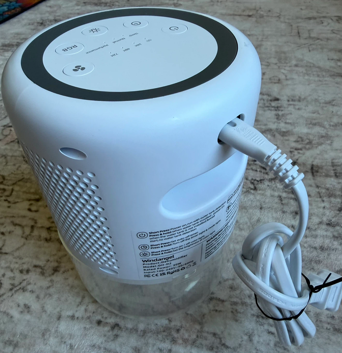 Windangel Small Portable Dehumidifier - photo 4