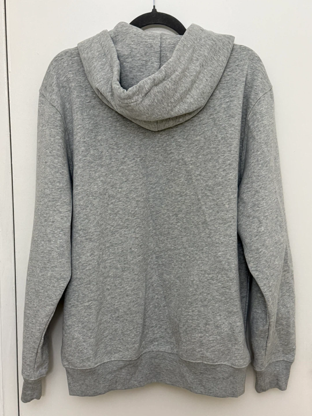 Gap Men's Grey Zip-Up Hoodie Blue Logo Size M - photo 2