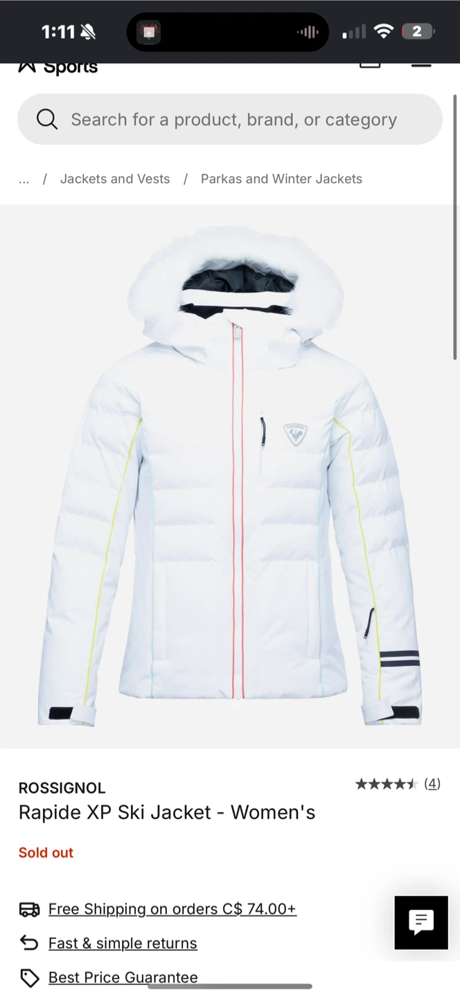 Rossignol Women's Rapide XP Ski Jacket - photo 5