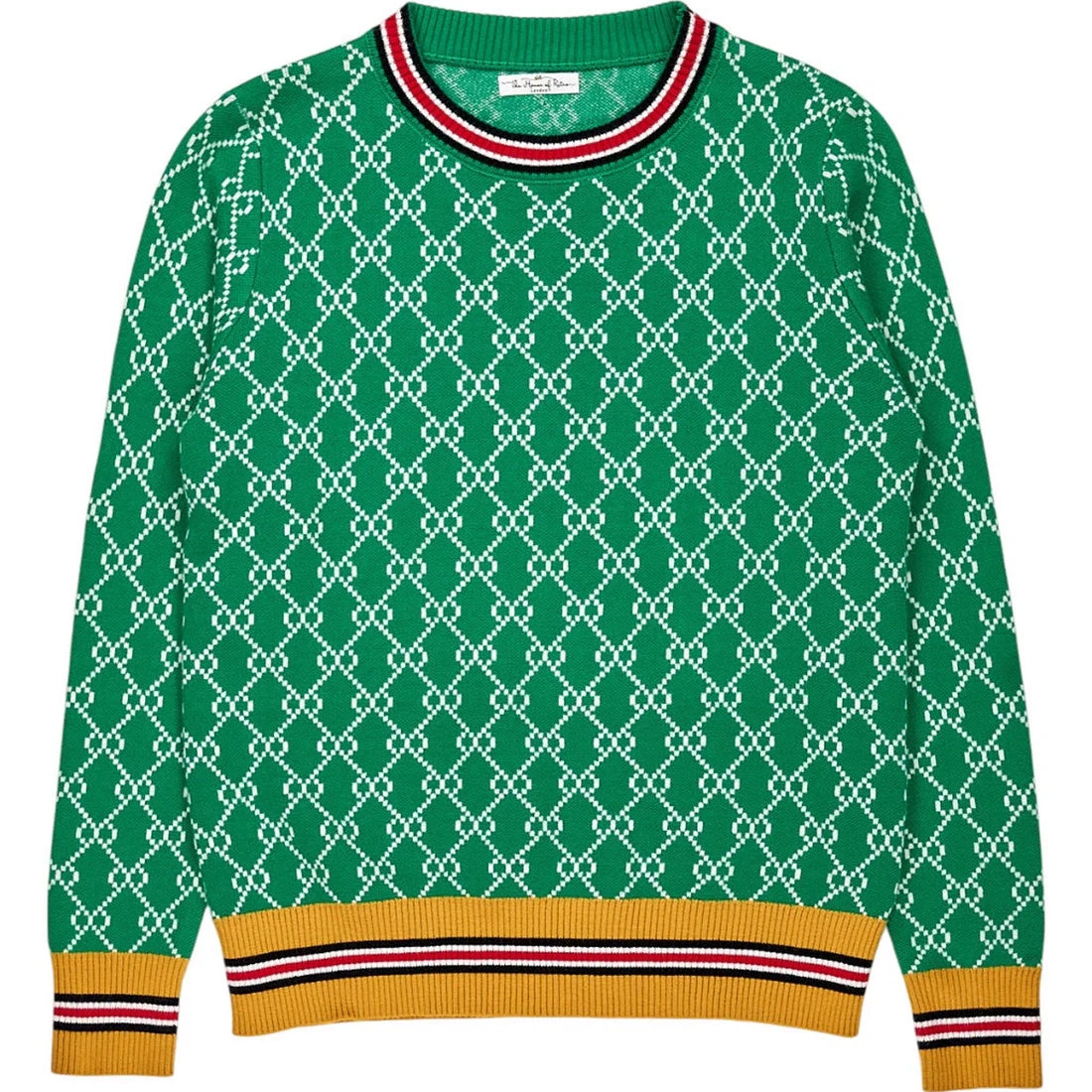 The House of Retro medium Green Patterned Sweater - photo 2