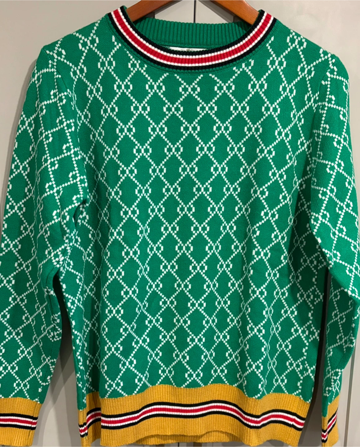 The House of Retro medium Green Patterned Sweater - photo 4