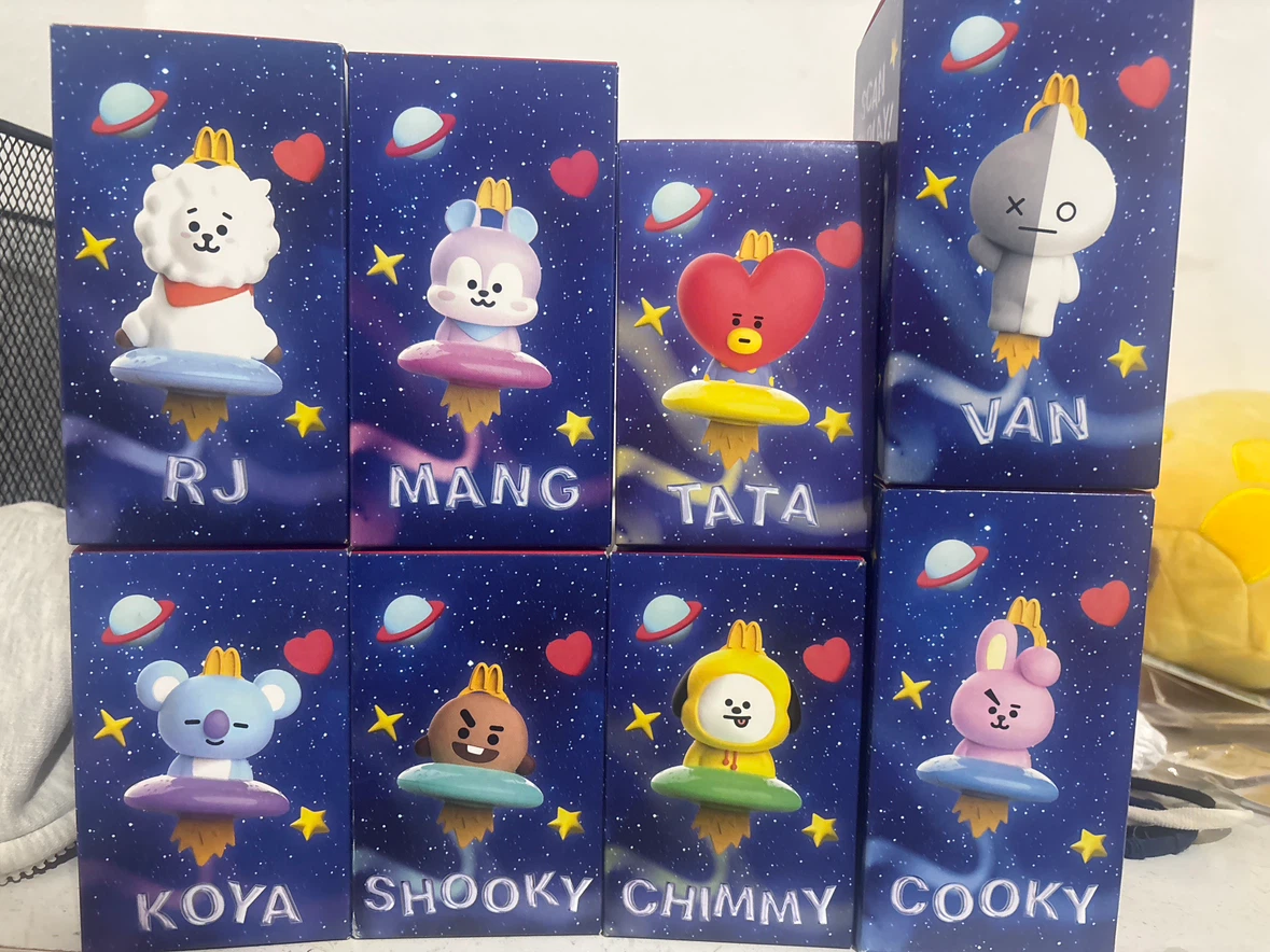 McDonalds BT21 Space Collection Figures