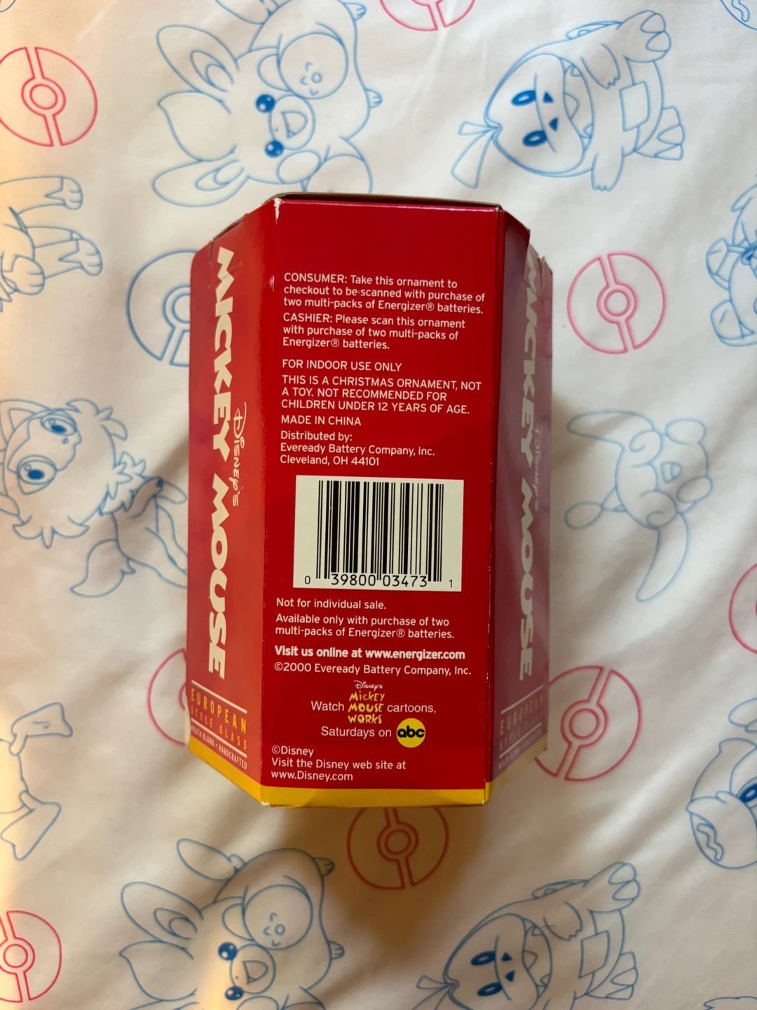 Disney Mickey Mouse Energizer Ornament - photo 3