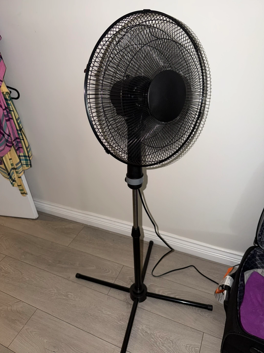 Black Pedestal Standing Fan - photo 2