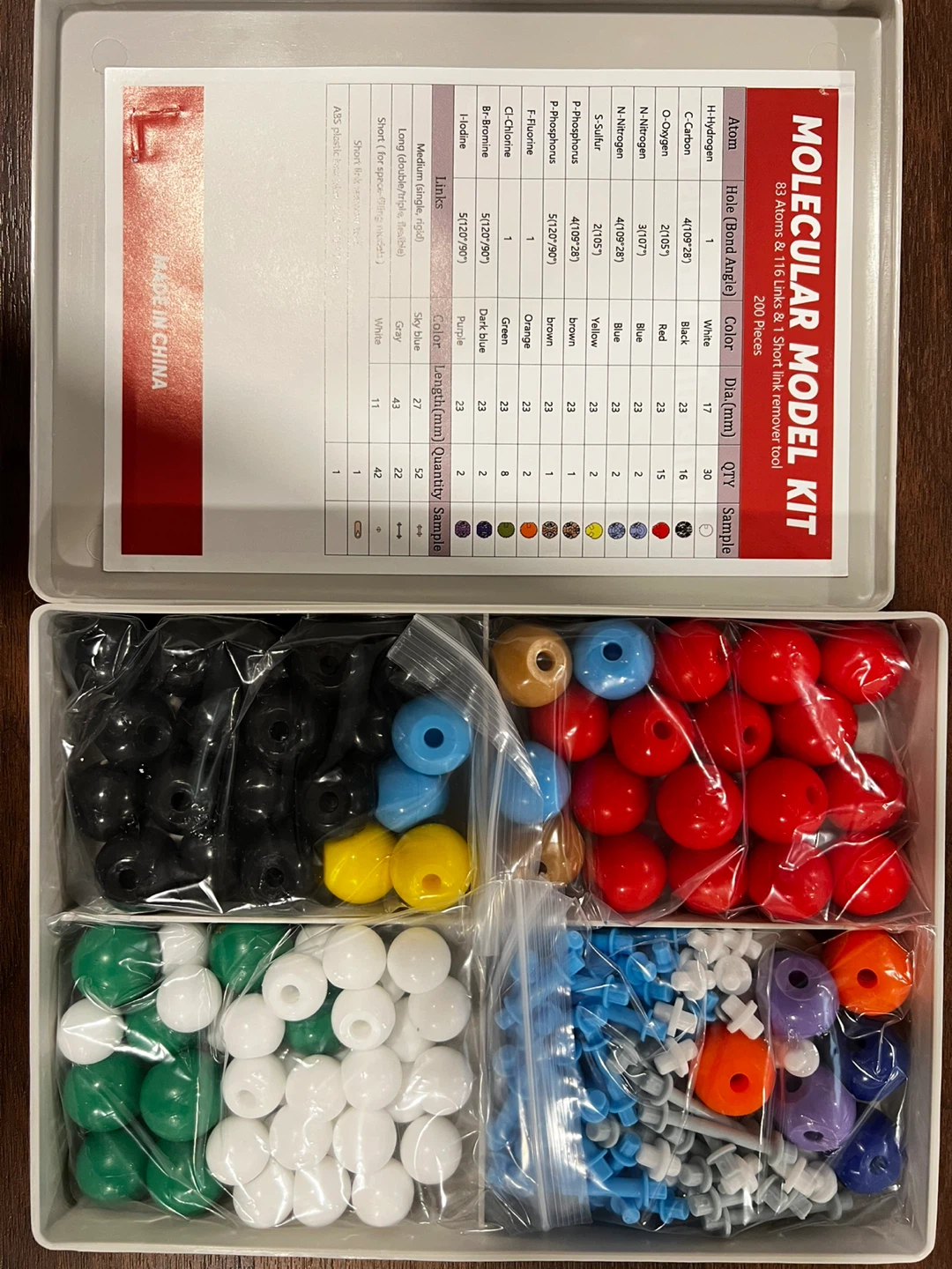 Supeet 200-Piece Molecular Model Kit - photo 2