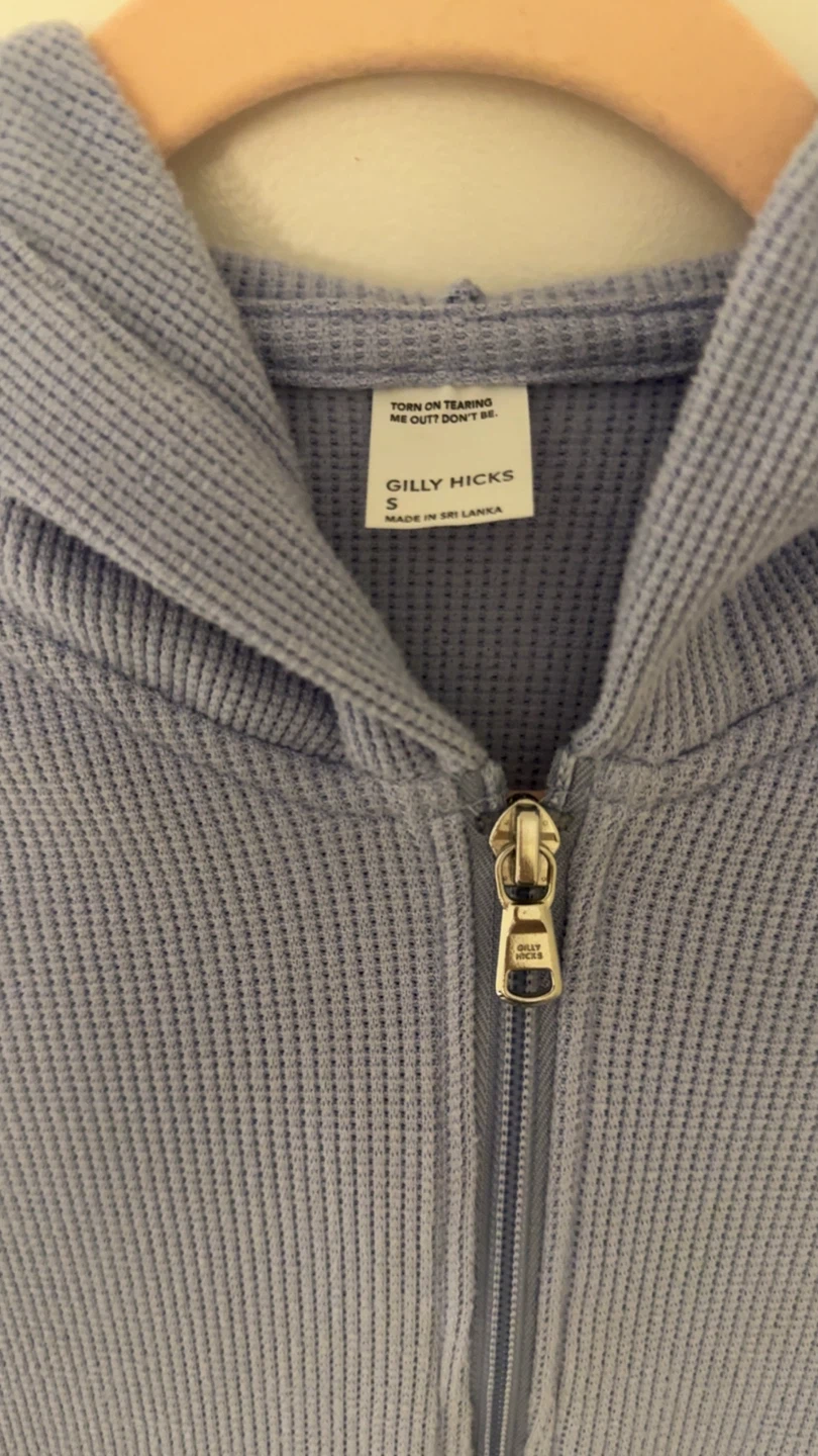 Hollister Gilly Hicks Waffle Zip Up Sweater - photo 2