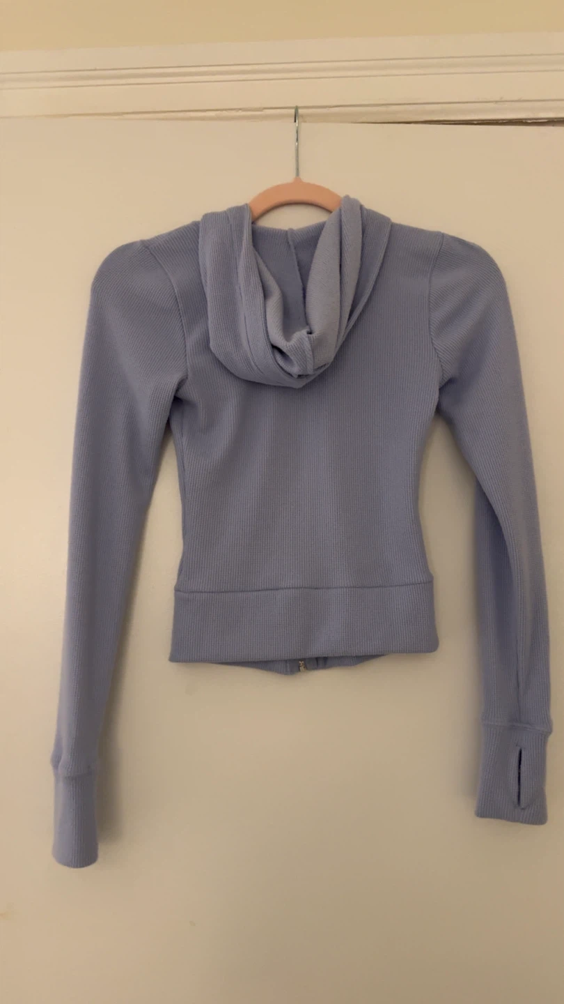 Hollister Gilly Hicks Waffle Zip Up Sweater - photo 3