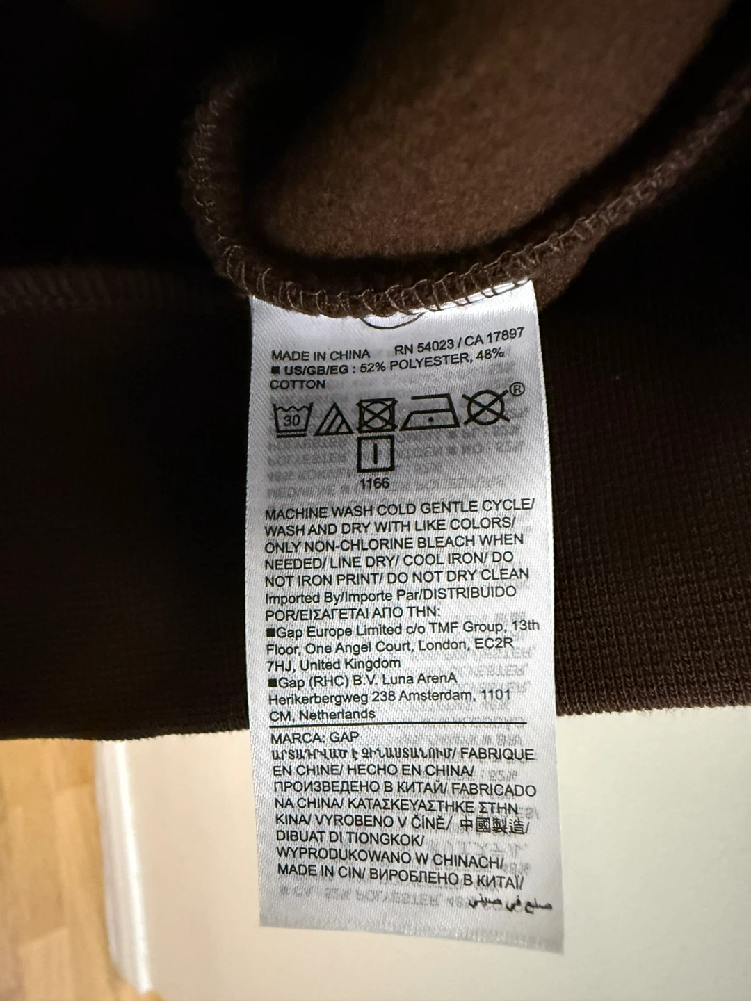 Gap Brown Hoodie Size Small - photo 4