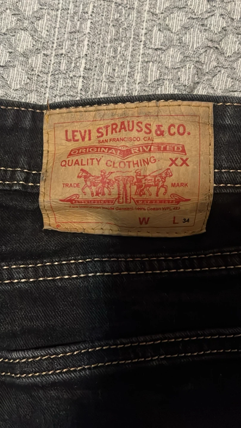 Levi's Black Jeans, Size 34 - photo 5