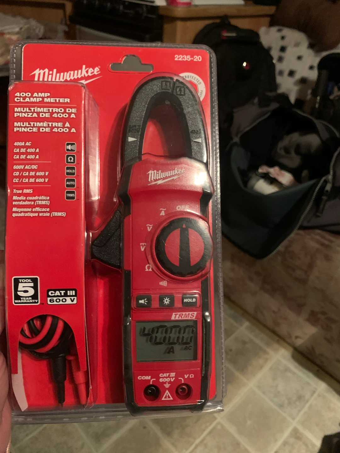 Milwaukee 400 Amp Clamp Meter 2235-20