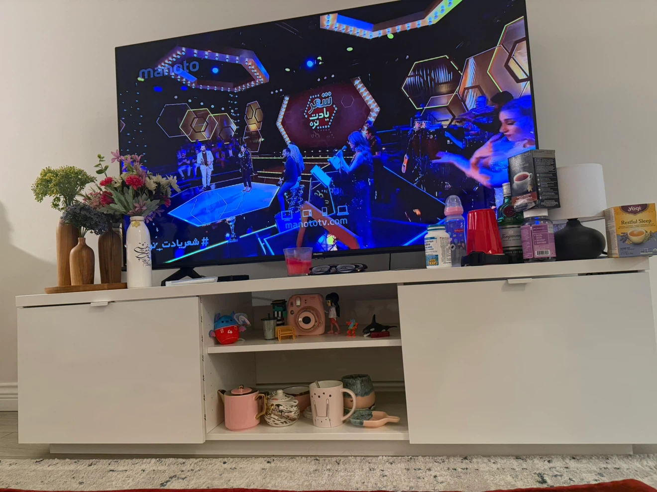White Media Console
