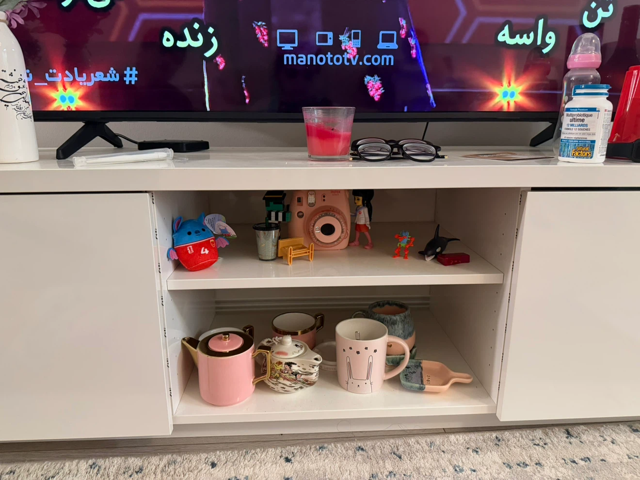 White Media Console - photo 3